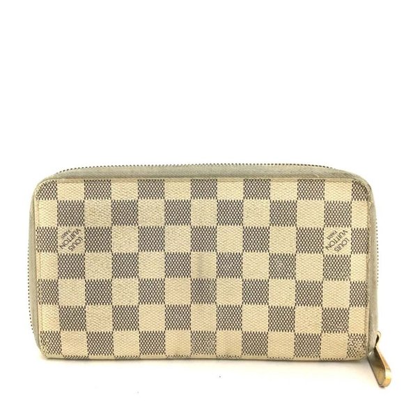 Louis Vuitton Damier Azur Zippy Zip Around Organizer Long Wallet /1K1564 - Picture 4 of 8